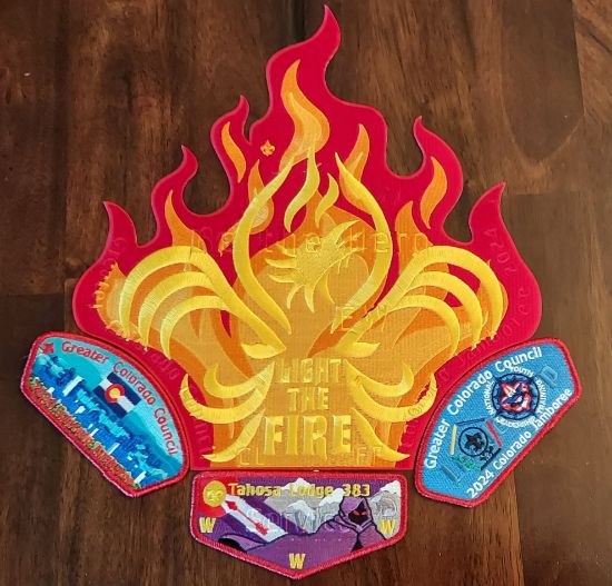 Picture of Light the Fire - Fundraising Patch Set
